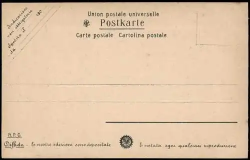 Cartoline Pompei Panorama-Ansicht (Antiker Stadt-Viertel) 1900
