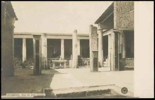 Cartoline Pompei Ortsansichten Casa dei Vettii ingresso 1900