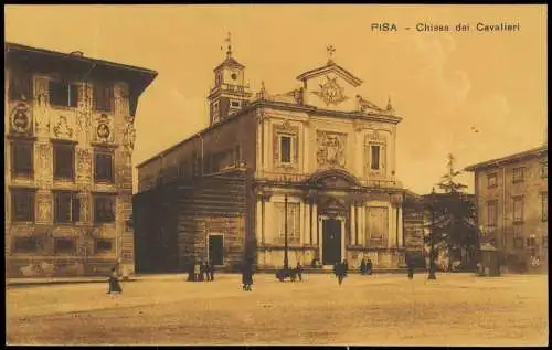 Cartoline Pisa Kirche Chiesa dei Cavalieri 1910