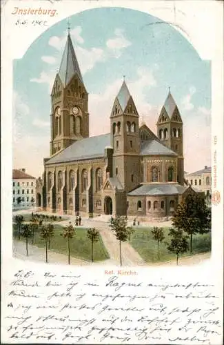 Insterburg Tschernjachowsk (Черняховск) Reformierte Kirche Ostpreußen 1901