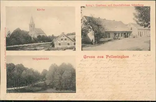 Pelleningken Peleninka Ostpreußen Загорское 3 Bild Gasthaus b Insterburg 1902