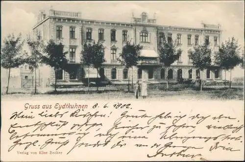 Eydtkuhnen Tschernyschewskoje Чернышевское Eitkūnai Stadtvilla 1902  Ostpreußen