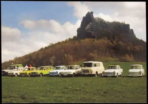 Porschdorf  Schandau Trabant 601/Wartburg 353 W/ Barkas B 1000 Lilienstein 2013