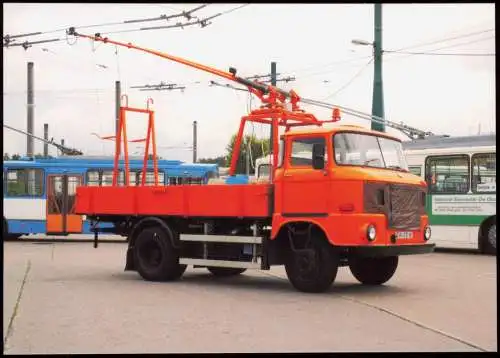 Ansichtskarte Eberswalde IFA W 50 L Betriebshof Nordend 2007