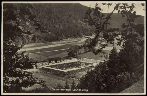 Ansichtskarte Leutenberg Schwimmbad 1935