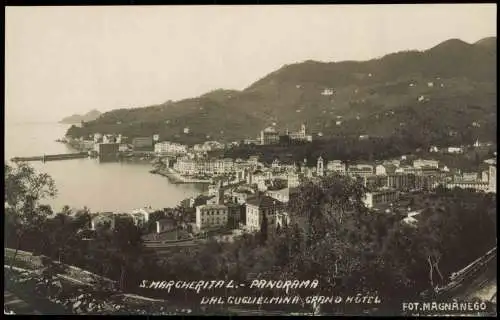 Santa Margherita Ligure Santa Margaita Panorama DAL GUGLIELMINA GRAND HOTEL 1920