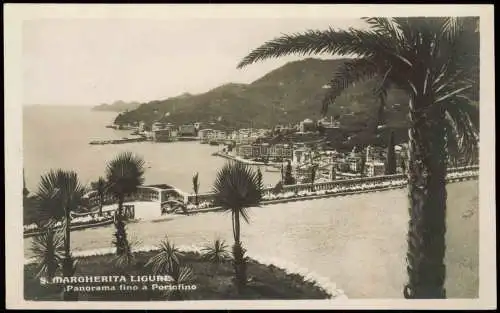Santa Margherita Ligure Santa Margaita Panorama fino a Portofino Ligure 1930