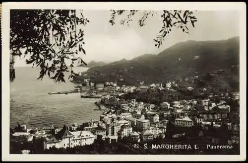 Santa Margherita Ligure Santa Margaita Panorama  Mittelmeer 1939