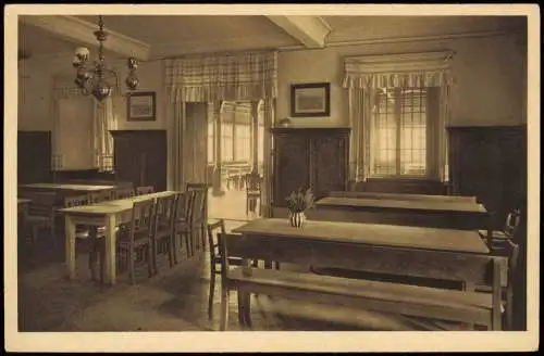 Ansichtskarte Uhlstädt-Kirchhasel Schloss Weissenburg Speisesaal 1926