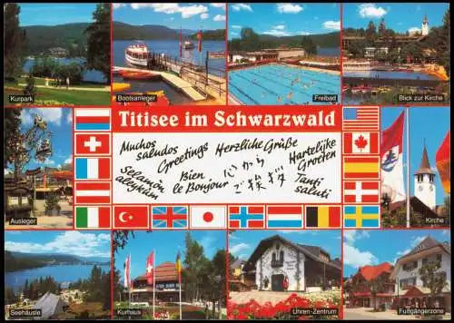 Titisee-Neustadt Mehrbildkarte mit Orts- und Umland-Ansichten 2009