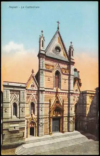 Cartoline Neapel Napoli Cattedrale (Kathedrale) 1910