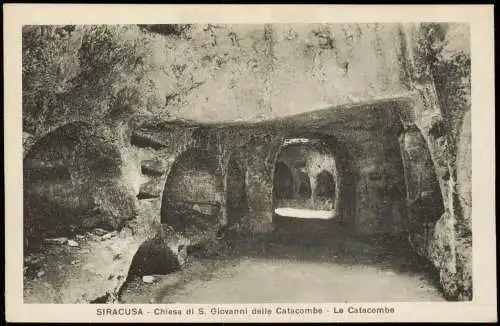 Syrakus Syracusa Siracusa Chiesa di Giovanni delle Catacombe Le Catacombe 1910