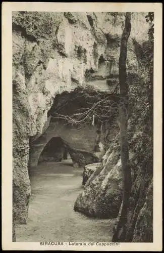 Syrakus (Syracusa) Siracusa (Sarausa) Latomia del Cappuccini Umland-Ansicht 1910