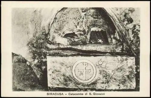 Syrakus (Syracusa) Siracusa (Sarausa) SIRACUSA Catacombe di S. Giovanni 1910