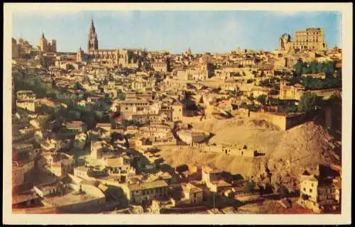 Postales Toledo Vista parcial. Partial view, Panorama-Teilansicht 1960