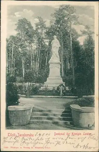 Tilsit Советск Jacobsruhe Denkmal der Königin Louise 1901  Ostpreußen