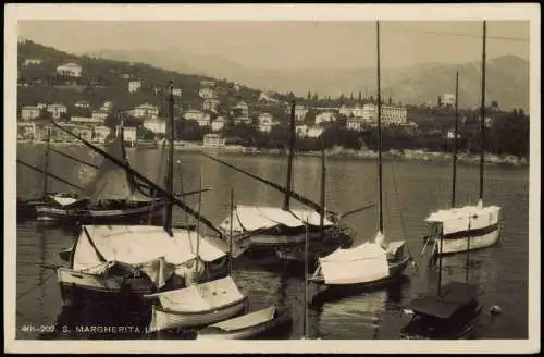 Cartoline Santa Margherita Ligure Santa Margaita Porto (Hafen) 1934
