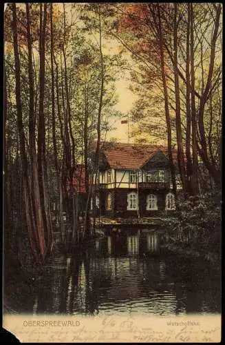 Ansichtskarte Lübbenau (Spreewald) Lubnjow Wotschoffska 1903