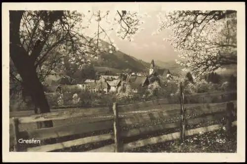 Ansichtskarte Gresten Bz Scheibbs Blick auf die Stadt 1942