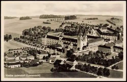 Ansichtskarte Markt Indersdorf Kloster - Künstlerkarte 1953