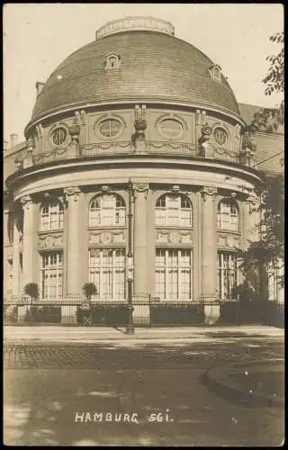 Ansichtskarte Hamburg Kolonialbotanisches Museum Fotokart 1912