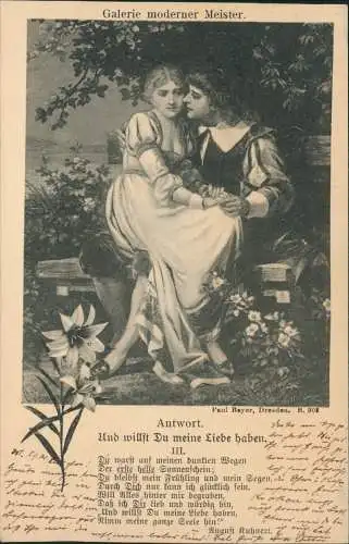 Galerie moderner Meister. Und willst Du meine Liebe haben III. 1902