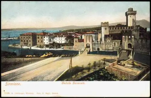 Cartoline Sirmione Panorama-Ansicht Veduta Generale 1900