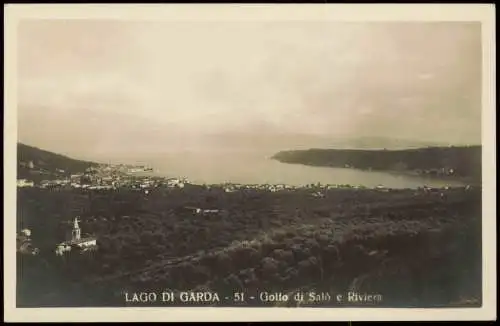 Riva del Garda Gardasee LAGO DI GARDA Golfo di Salò e Riviera 1920