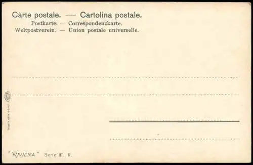 San Remo Sanremo Lavandaia Italiana, Einheimische beim Wäsche machen 1900