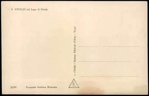 Cartoline Garda S. VIGILIO sul Lago di Garda (Gardasee) 1920