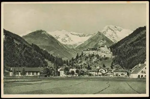 Sand in Taufers Campo Tures Panorama  mit Hornspitze und Schwarzenstein 1920
