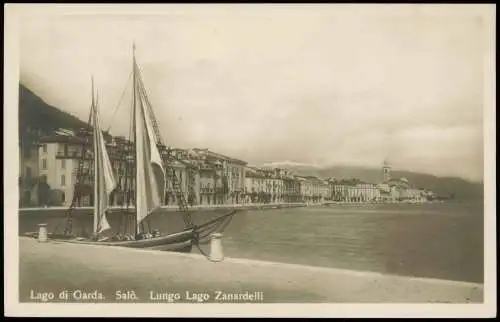 Salò Lago die Garda Schiffs-Anlegestelle, Lungo Lago Zanardelli 1920