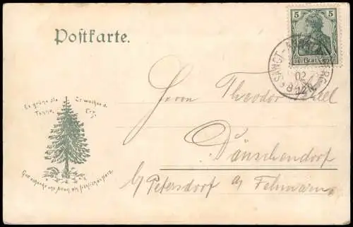 Ansichtskarte Sankt Andreasberg-Braunlage Kuhherde im Harz 1902