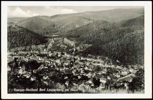 Ansichtskarte Bad Lauterberg im Harz Blick auf die Stadt 1956