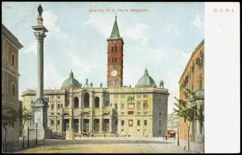 Cartoline Rom Roma Basilica di S. Maria Maggiore 1900