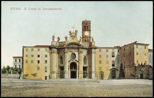 Cartoline Rom Roma ROMA S. Croce in Gerusalemme (Gebäude-Ansicht) 1900