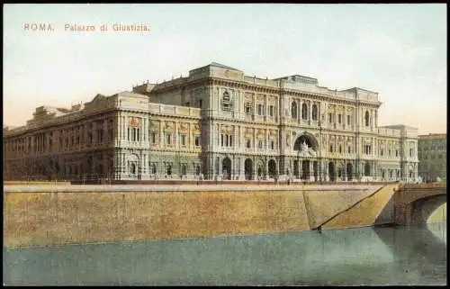 Cartoline Rom Roma Palazzo di Giustizia (Gebäude-Ansicht) 1910