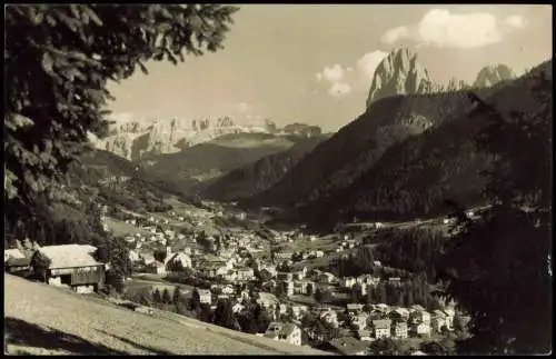 Gröden Südtirol Val Gardena Panorama  Val Gardena Ortisei Grödnertal   1956