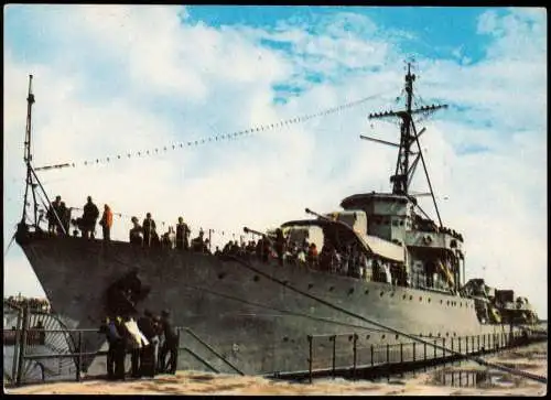 Gotenhafen (Gdingen) Gdynia (Gdiniô) ORP Burza Marinemuseum Kriegsschiff 1969