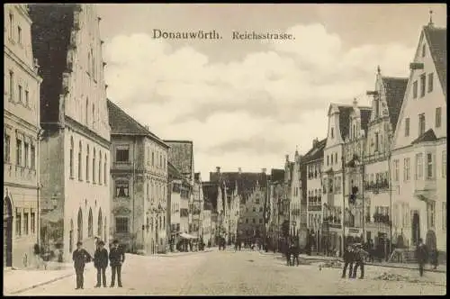 Ansichtskarte Donauwörth Reichsstrasse 190