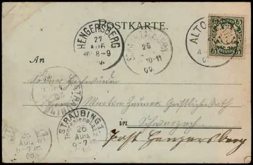 Ansichtskarte Litho AK Altötting MB Kapellenplatz Prozession Gruss aus 1900