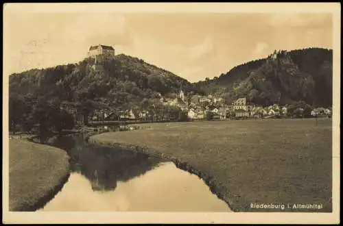 Ansichtskarte Riedenburg (Altmühltal) Stadtpartie 1938