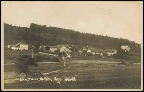 Ansichtskarte Solla-Thurmansbang Ortspartie Bayerischer Wald 1934