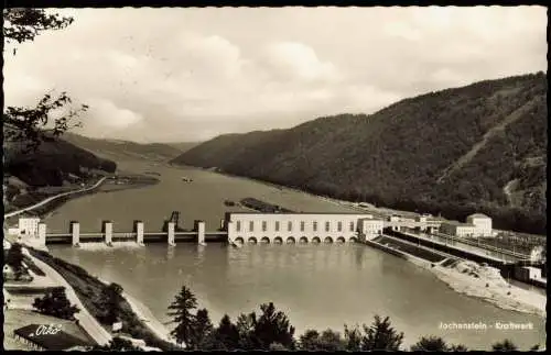 Ansichtskarte Obernzell Jochenstein-Kraftwerk Donau 1963