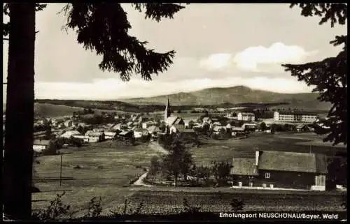 Ansichtskarte Neuschönau Partie an der Stadt 1970