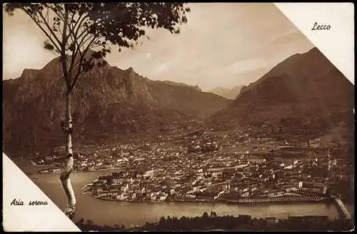 Cartoline Lecco Leck Panorama 1940