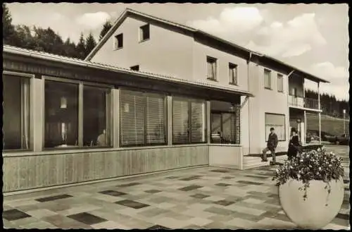 Ansichtskarte Sonnenwald-Schöfweg Feriendorf Restaurant Bayerischer Wald 1962