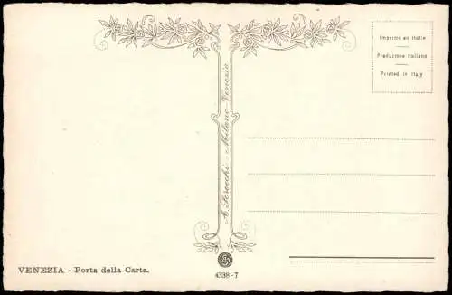 Cartoline Venedig Venezia Porta della Carta. Künstlerkarte 1926