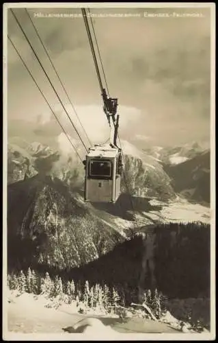 Ansichtskarte Ebensee Höllengebirgs Seilbahn Gondel Ebensee Feuerkogl 1931