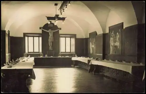 Ansichtskarte  Religion Kirche Raum mit Christuskreuz 1941 Stempel Vilshofen